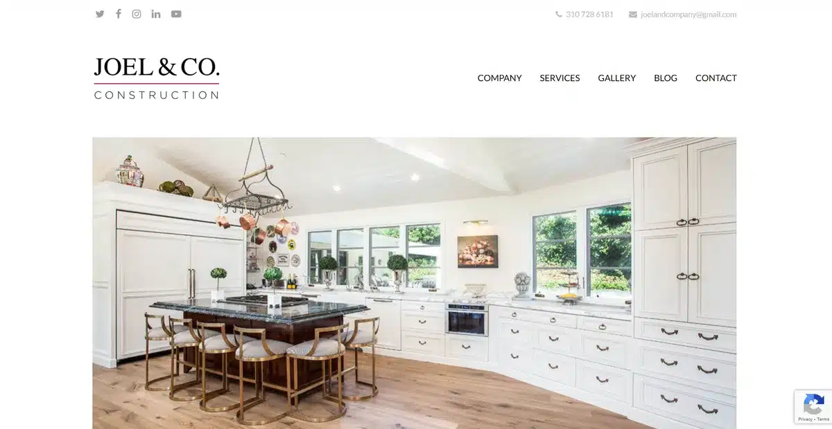 Joel and Co. Construction showing their latest renovation project