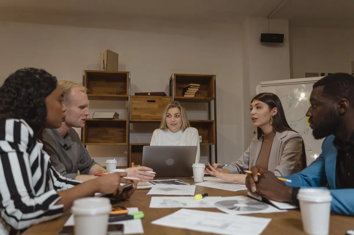 eCommerce website management team discussing what else they have to do