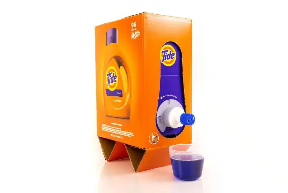 tide eco box packaging design
