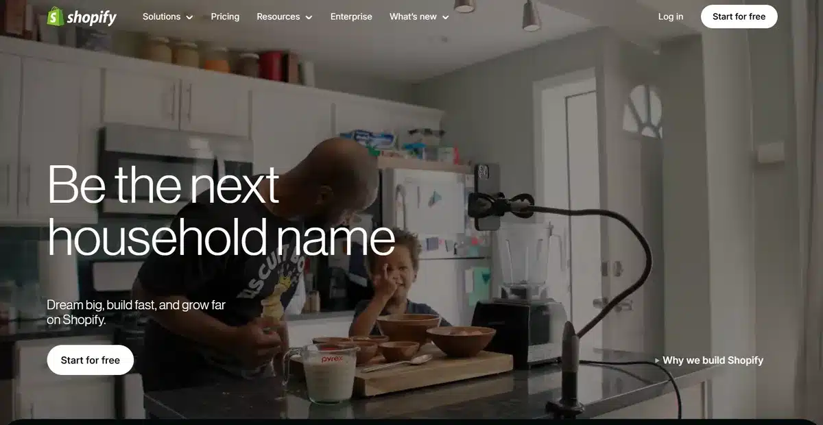 Shopify B2B website enticing visitors into creating a store