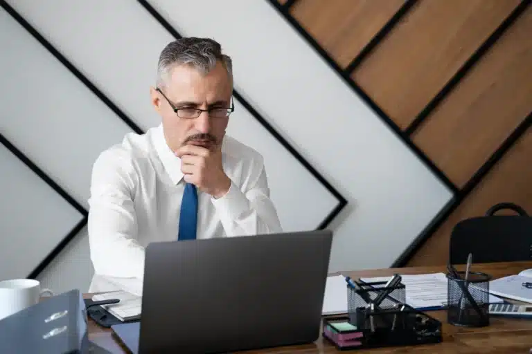 Chicago CEO thinking about a web design mistake
